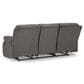 Ashley Scranto Manual Reclining Sofa in Brindle, , large