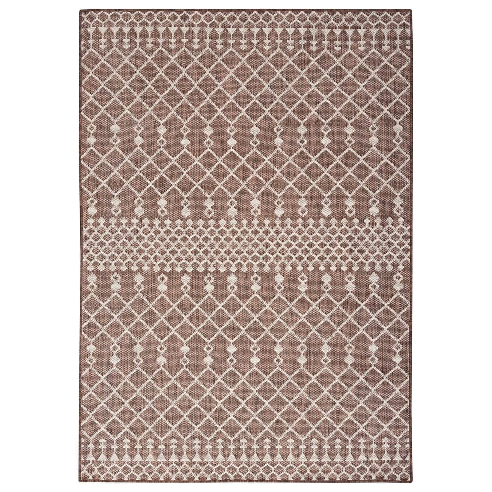 Nourison Positano Southwestern Natural 4&#39; x 6&#39; Indoor/Outdoor Area Rug, , large