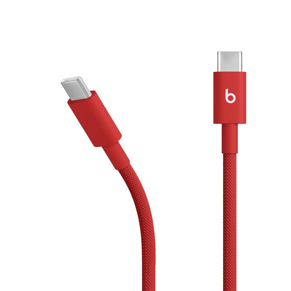 Beats 1.5-Meter USB?C to USB?C Woven Cable in Rapid Red, , large