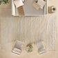 Nourison Graceful 5"3" x 7"3" Beige Area Rug, , large