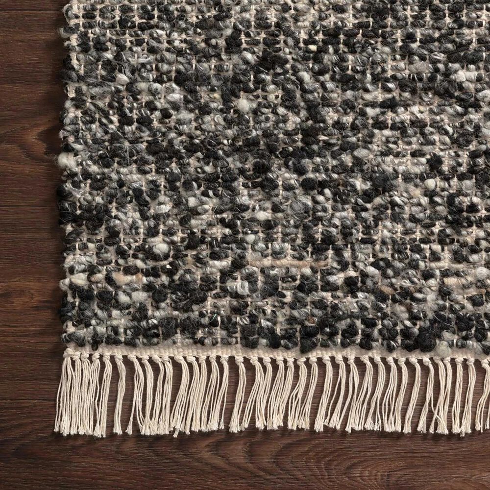 Magnolia Home Hayes 5&#39; x 7&#39;6&quot; Onyx and Silver Area Rug, , large