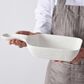 Pampa Bay Le Blanc Serving Dish with Handle in White, , large