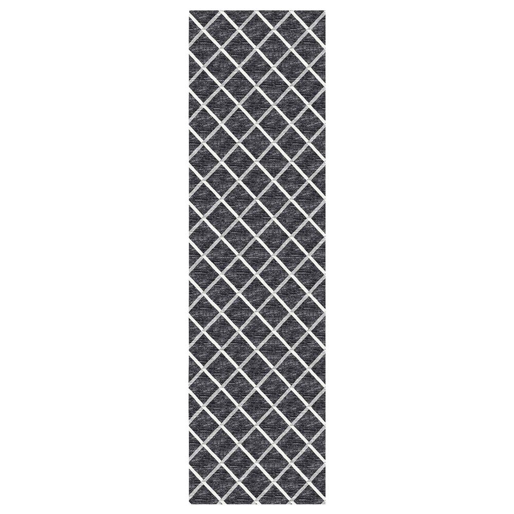 Dalyn Rug Company York 2"3" x 7"6" Black Indoor/Outdoor Runner, , large