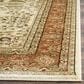 Safavieh Lyndhurst LNH214 11" x 15" Ivory and Rust Area Rug, , large