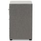 Baxton Studio Tessa 3-Drawer Nightstand in Grey, , large