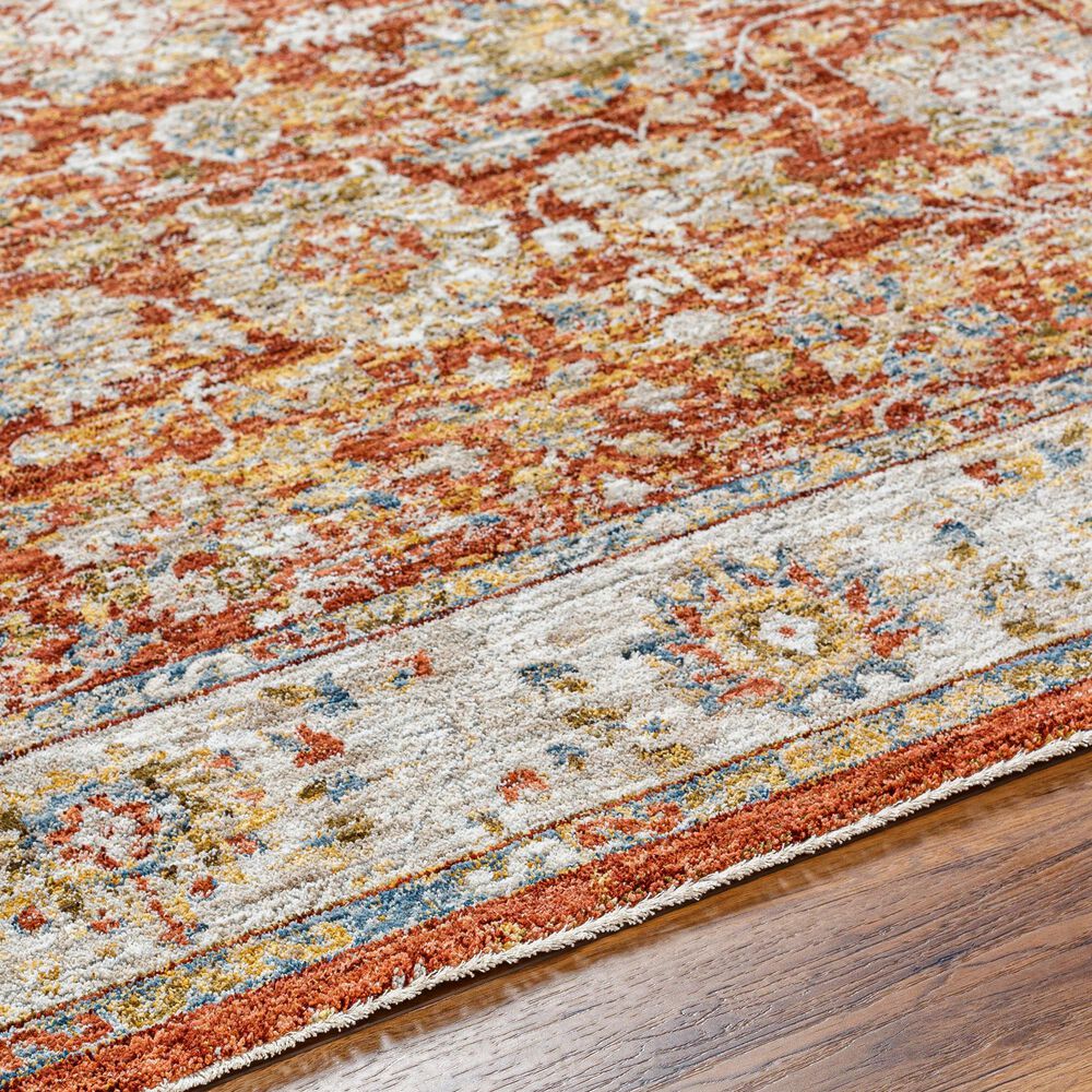 Surya Mona Lisa 10&#39; x 14&#39; Light Sage, Tan, Brick Red, Mustard, Dark Blue and Olive Area Rug, , large