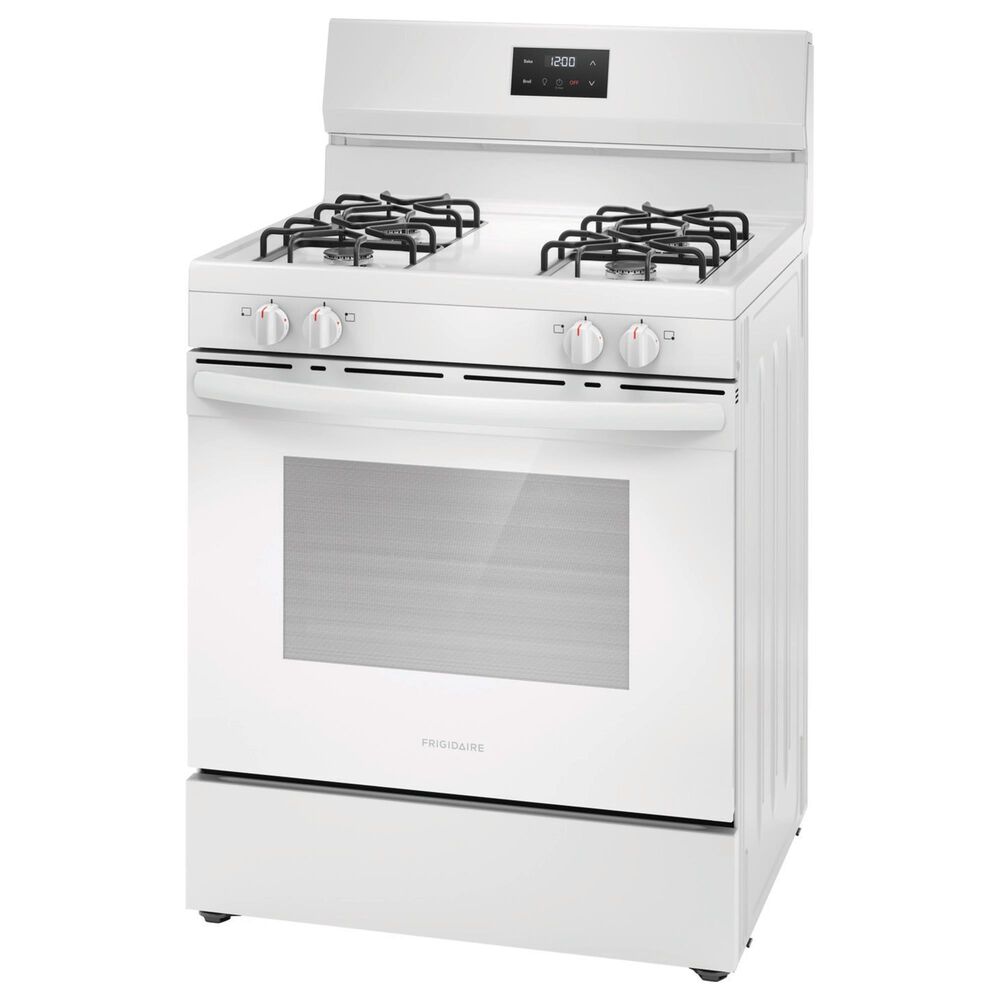 Frigidaire 30&quot; Freestanding Gas Range with 4 Burners in White, , large