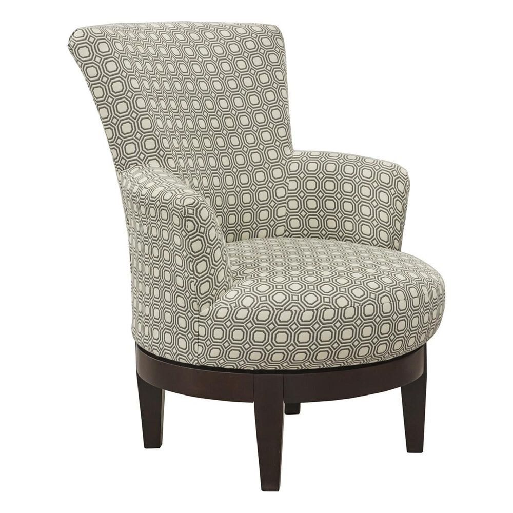 Best Home Furnishings Justine Swivel Chair in Graphite, , large