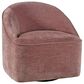 Waltham Lulu Swivel Accent Chair in Lilac, , large