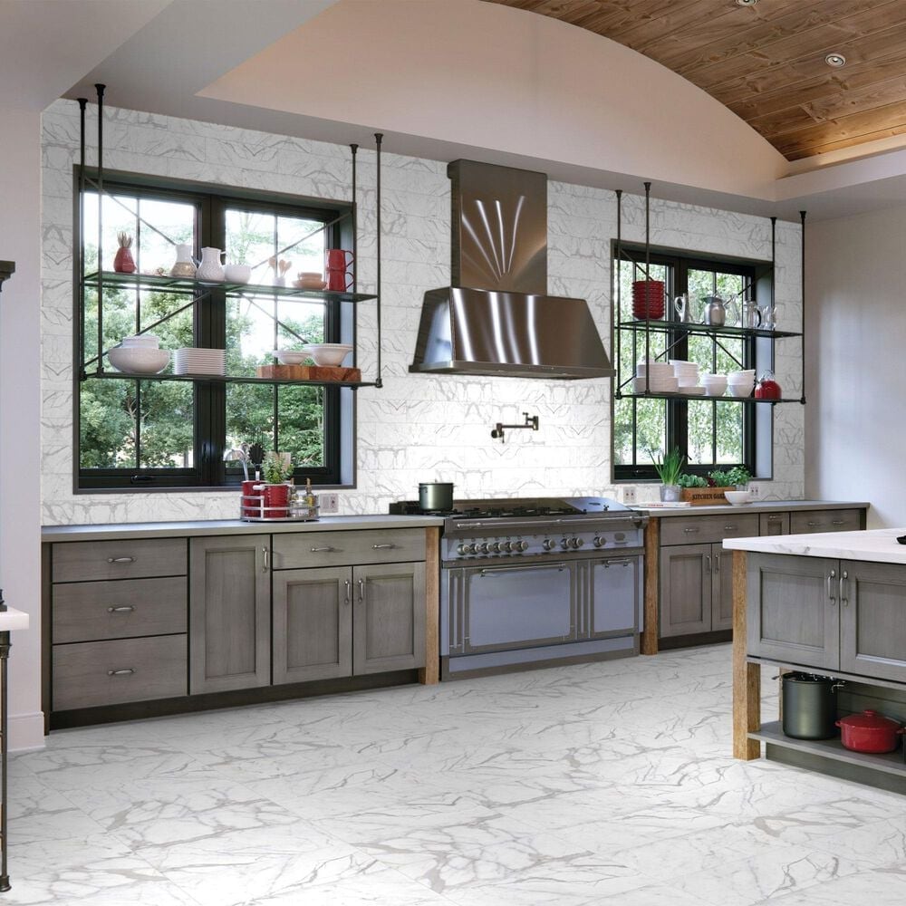 Dal-Tile Costar Calacatta Empire 4&quot; x 12&quot; Porcelain Subway Tile, , large