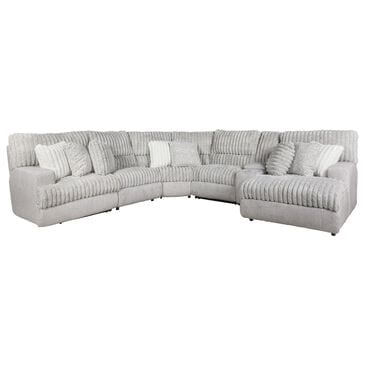 Catnapper 6-Piece Power Reclining Sectional in Moonstruck, , large