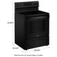 Whirlpool 5.3 Cu. Ft. Electric Range with No Preheat Mode in Black Stainless Steel, , large