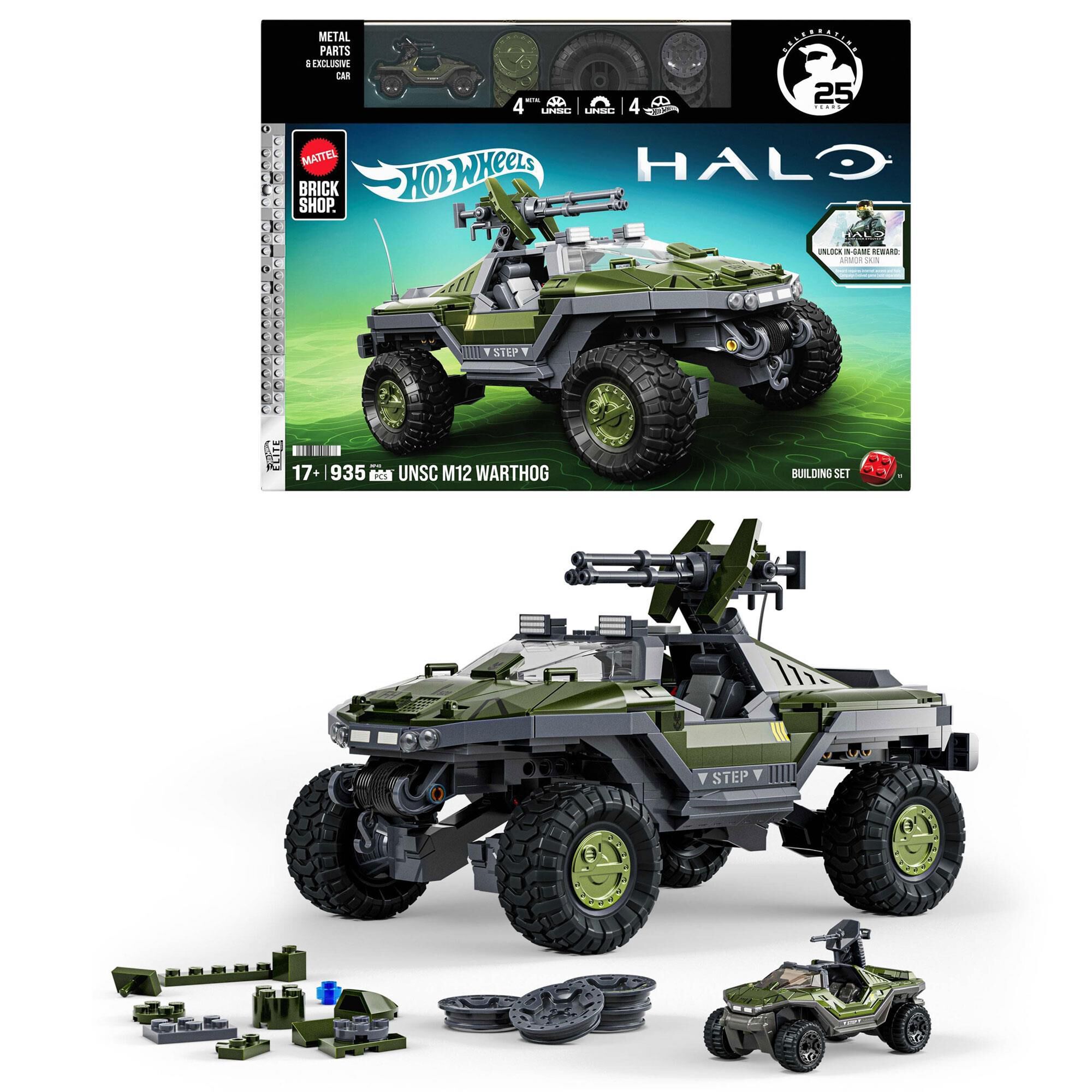 Hot Wheels Halo Warthog Building Toy Kit