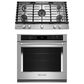 KitchenAid 2-Piece Kitchen Package with 30" Single Wall Oven and 36" Gas Cooktop in Stainless Steel, , large