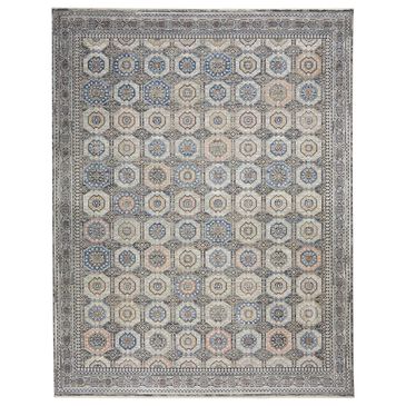 Nourison Starry Nights STN09 8" x 10" Grey and Navy Area Rug, , large