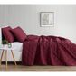 Pem America Truly Soft Everyday 3-Piece Full/Queen Quilt Set in Burgundy, , large