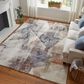 Feizy Gilmore Blue and Ivory 9" x 12" Area Rug, , large