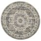 Safavieh Evoke EVK220B-5R 5"1" Round Grey/Gold Area Rug, , large