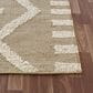 L&R Resources Geoblend 10" x 14" Beige and Natural Area Rug, , large