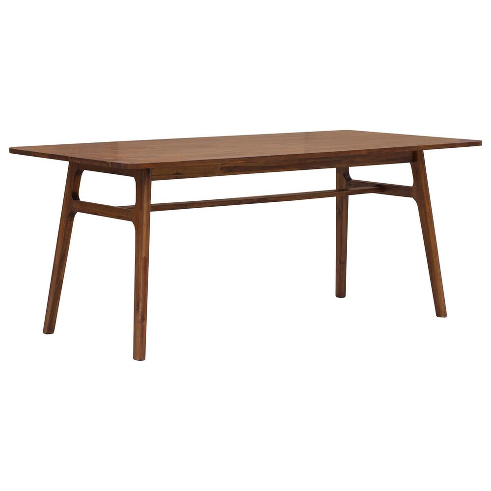 Lh Imports Remix Rectangular Dining Table in Estelle Brown - Table Only, , large