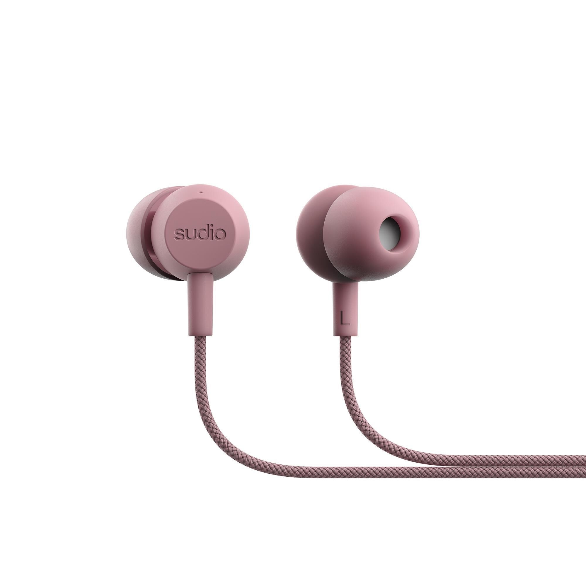 Sudio V3 Wired Earbuds in Pink