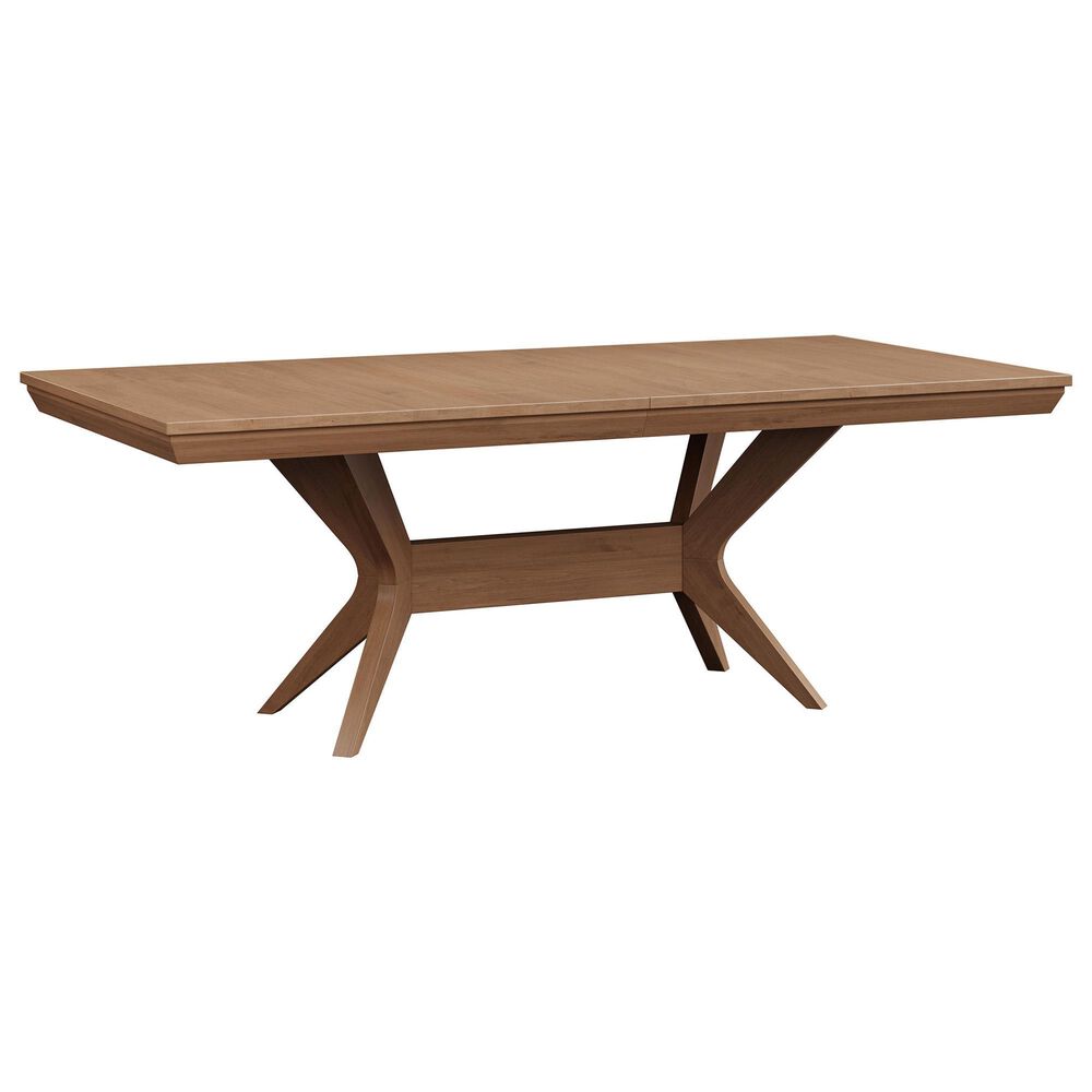 Arista Wood Anders and Dayton 7-Piece Rectangular Dining Set in Sandstone, , large