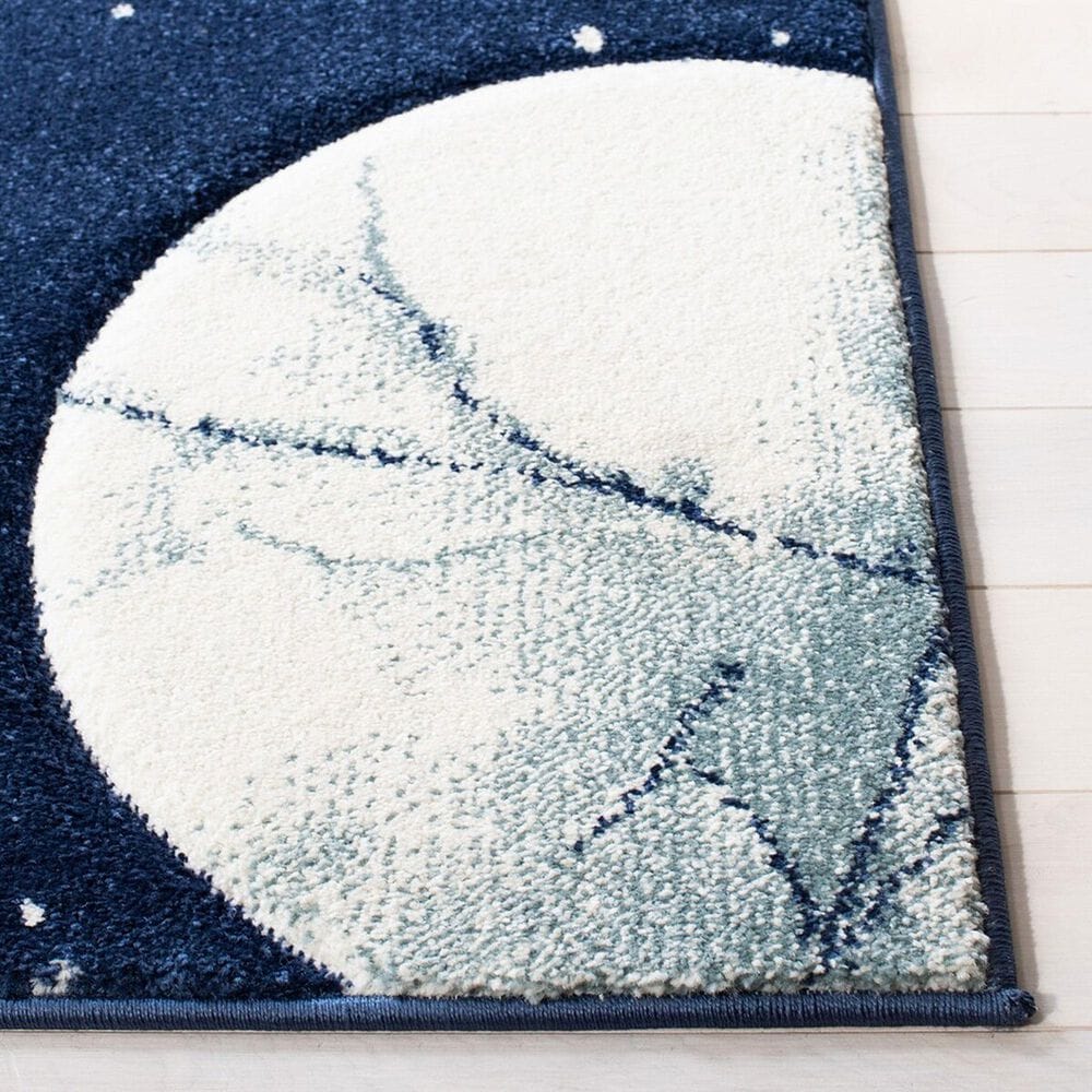 Safavieh Carousel CRK103 9&#39; x 12&#39; Navy and Ivory Kids  Area Rug, , large