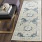 Safavieh Evoke EVK220C 2"2" x 21" Ivory and Blue Runner, , large