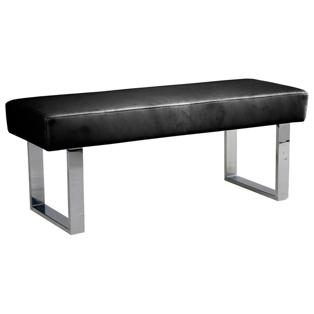 Blue River Amanda Bench in Black/Stainless Steel, , large