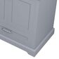 Lexora Home Dukes 80" Double Bathroom Vanity in Dark Grey with 2 cm White Cultured Marble Top and Rectangular Sinks, , large
