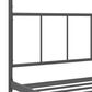 Novogratz Marion King Canopy Bed in Dark Gray, , large