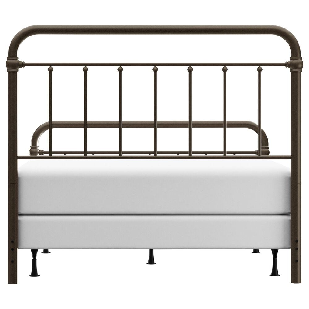 Richlands Furniture Kirkland Queen Slat Metal Bed in Dark Bronze, , large