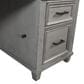 Riva Ridge Caraway 66" Executive Desk in Aged Slate and Brown, , large