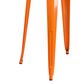 Flash Furniture 3-Piece Metal Bar Table Set in Orange, , large