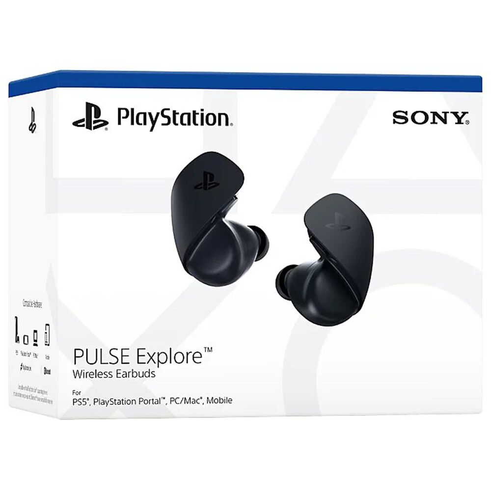 Sony Pulse Explore Wireless Earbuds in Midnight Black, , large