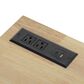 HOMLUX 59.3"" Kitchen Island with Trash Can Storage in Black and Natural, , large