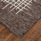 Feizy Maddox 5" x 8" Brown Area Rug, , large
