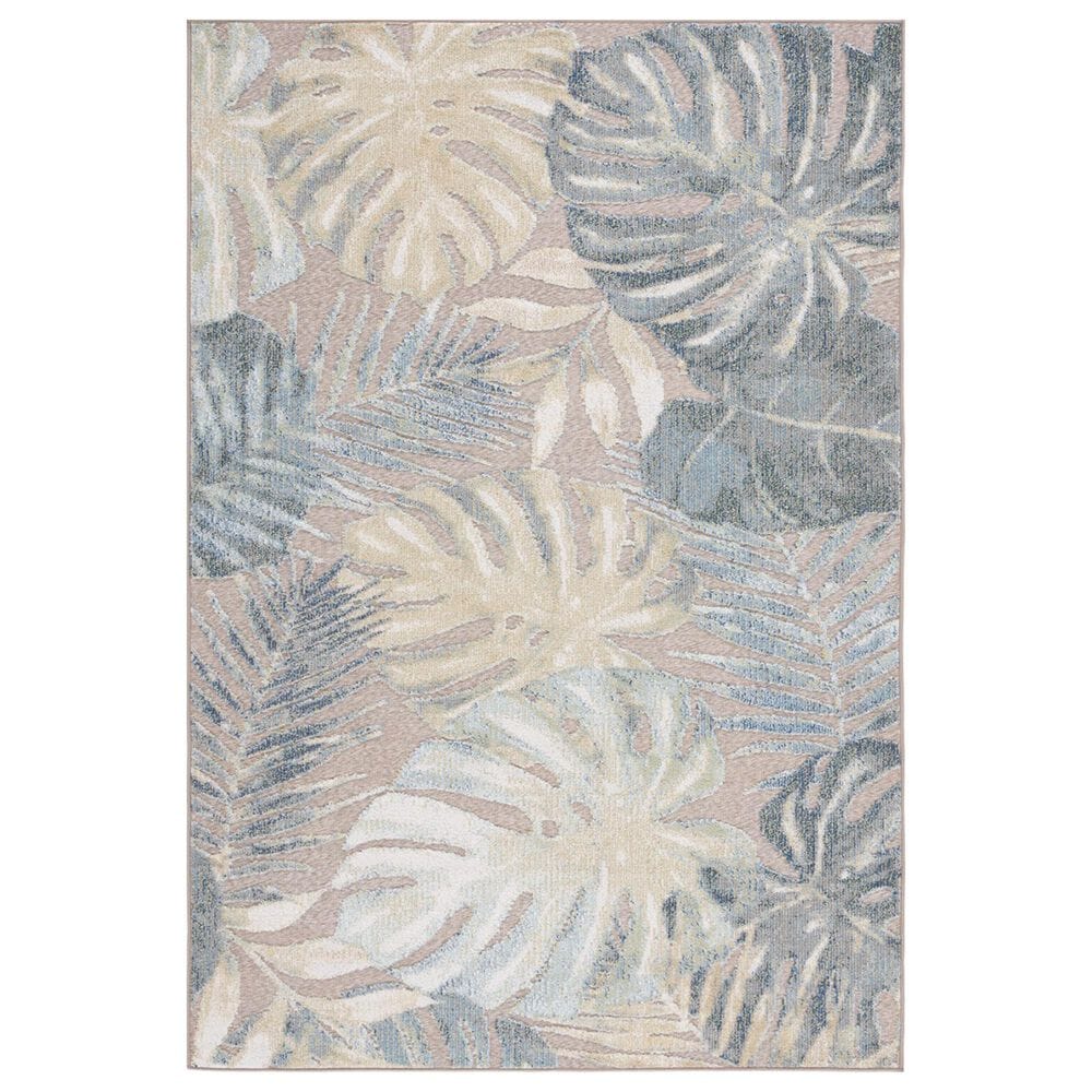 Safavieh Sarasota 4"5" x 6"5" Light Green and Brown Indoor/Outdoor Area Rug, , large
