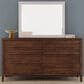 A-America Ralston 6-Drawer Dresser in Dark Amber, , large