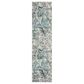 Safavieh Skyler SKY186M 2" x 8" Blue and Ivory Scatter Rug, , large