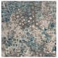 Safavieh Monaco MNC225E-3SQ 3" x 3"  Grey/Light Blue Square Rug, , large