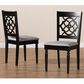 Baxton Studio Renaud Dining Chair in Grey/Dark Brown (Set of 2), , large