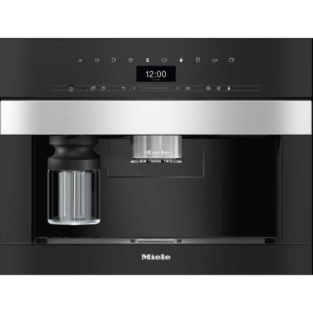 Miele 24" Built-In Coffee System in Clean Touch Black Steel, , large