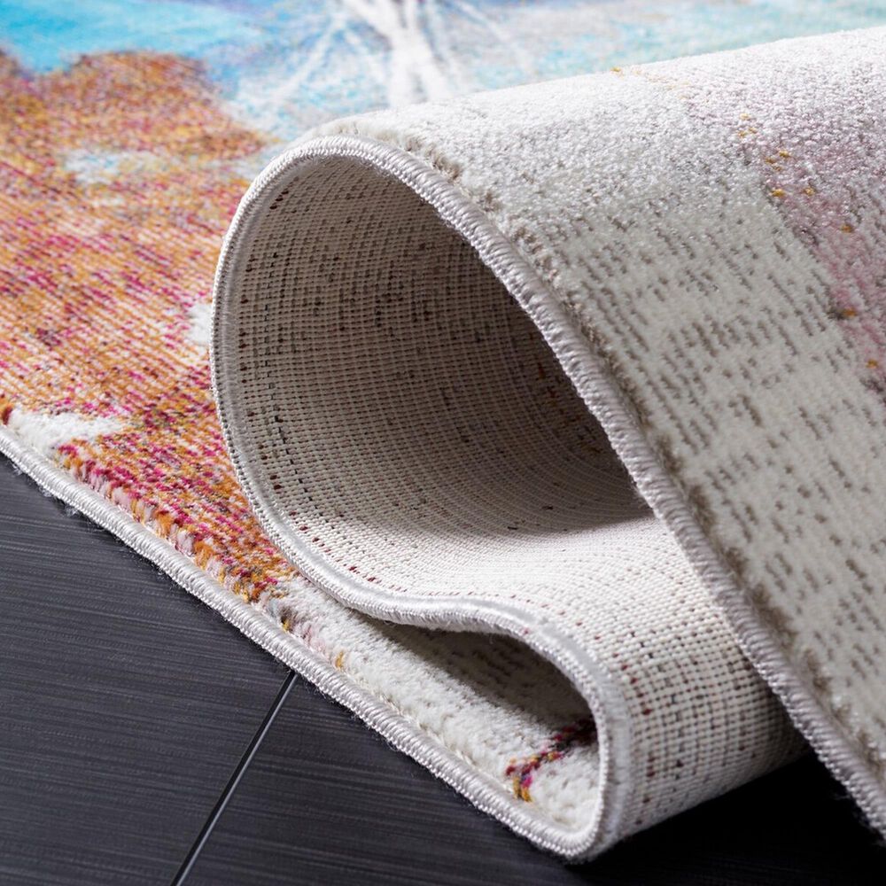 Safavieh Aria ARA193Q 2&#39; x 8&#39; Ivory and Red Runner, , large