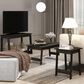 HOMLUX 1-Tier Rectangular Coffee Table in Espresso, , large