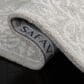 Safavieh Micro-Loop Damask 5" x 8" Silver and Ivory Area Rug, , large