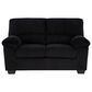 Ashley SimpleJoy Stationary Loveseat in Onyx, , large