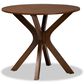 Baxton Studio Norah 5-Piece Dining Set in Grey/Walnut Brown, , large