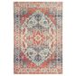 Oriental Weavers Pandora 70W 9"10" x 12"10" Blue and Orange Area Rug, , large