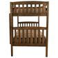 Sable Home Claire Twin over Twin Bunk Bed in Rustic Walnut, , large